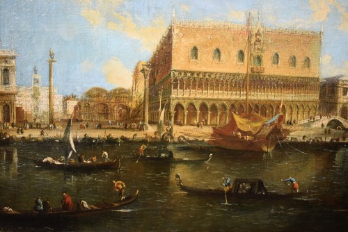 Antiquités - Venise, le Bassin de Saint-Marc - Atelier de Francesco Guardi (1712-1793)